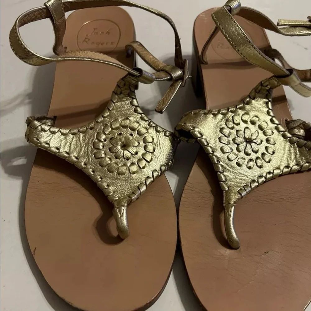 Jack Rogers Women's Gold Sandals
